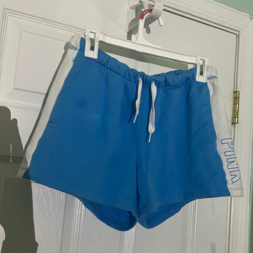 Pink blue shorts